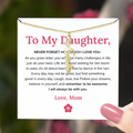 card design, message card, and the gold vertical name necklace