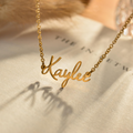 Kids Fairy Name Necklace on book page
