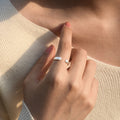 model wearing the Custom Paw Pet Ring