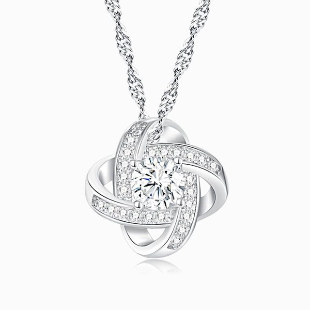 To My Daughter, You Will Always Be My Baby Girl Necklace on white background