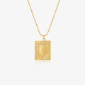 Personalized Book Locket Necklace on white background