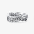 Personalized Wing Ring on white background