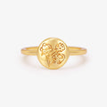 Family Monthly Florals Ring in gold