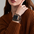 model wearing the Apple watch band