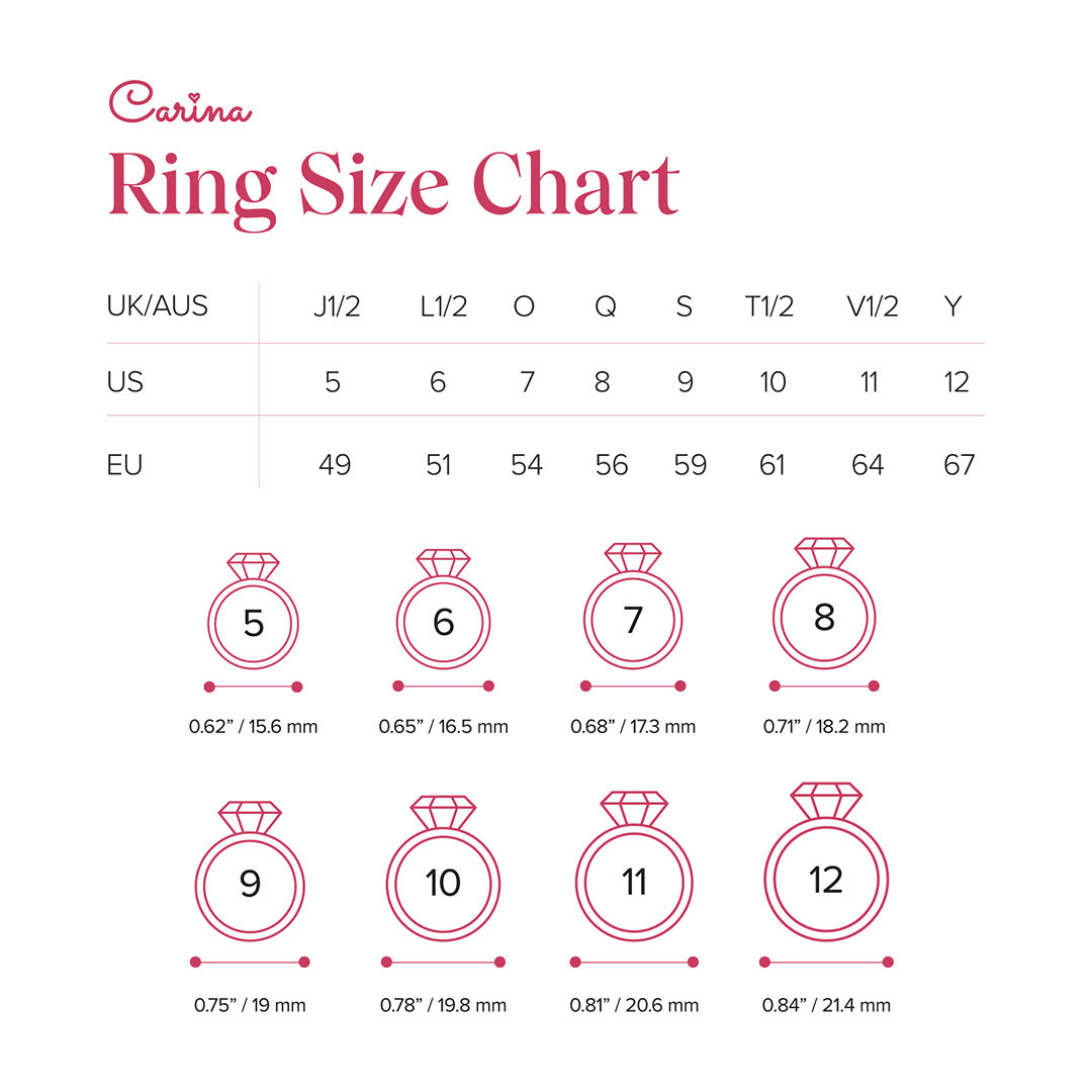 Carina Ring Size Chart