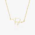 Gold Dainty Paris Name Necklace