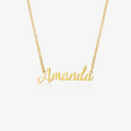 Gold Variant Always Be With You Personalized Fairy Name Necklace on white background