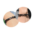 Upsell1 image of Personalized Dual Name Infinity Leather Bracelet