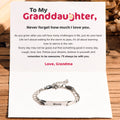 Personalized Baby Bracelet card design and message