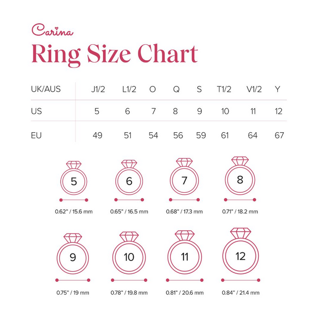 Carina Ring Size Chart 