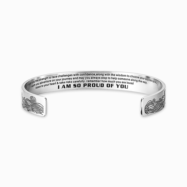 I Am So Proud of You Bracelet on a white background