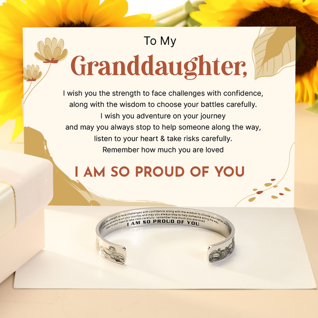 I Am So Proud of You Bracelet with its message card