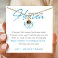 Hug From Heaven Personalized Photo Projection Necklace with message card