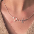 Loop video for Dainty Paris Name Necklace