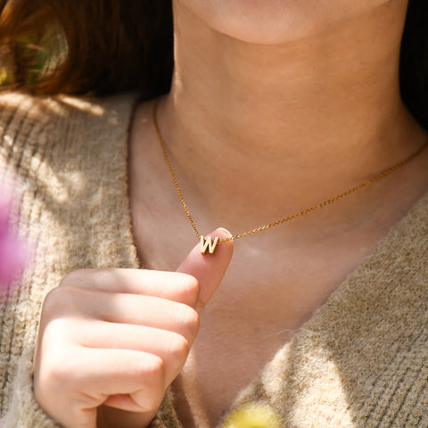 Personalized Dainty Initial Necklace